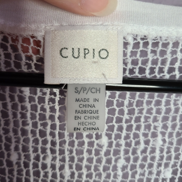 Cupio White High Low Dress with Lace And Sheer Detail - Picture 9 of 10